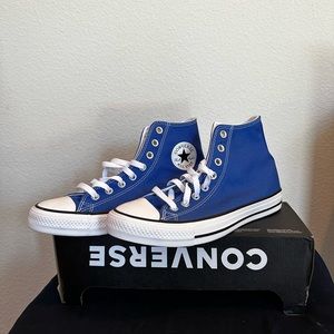 Blue High Top Converse